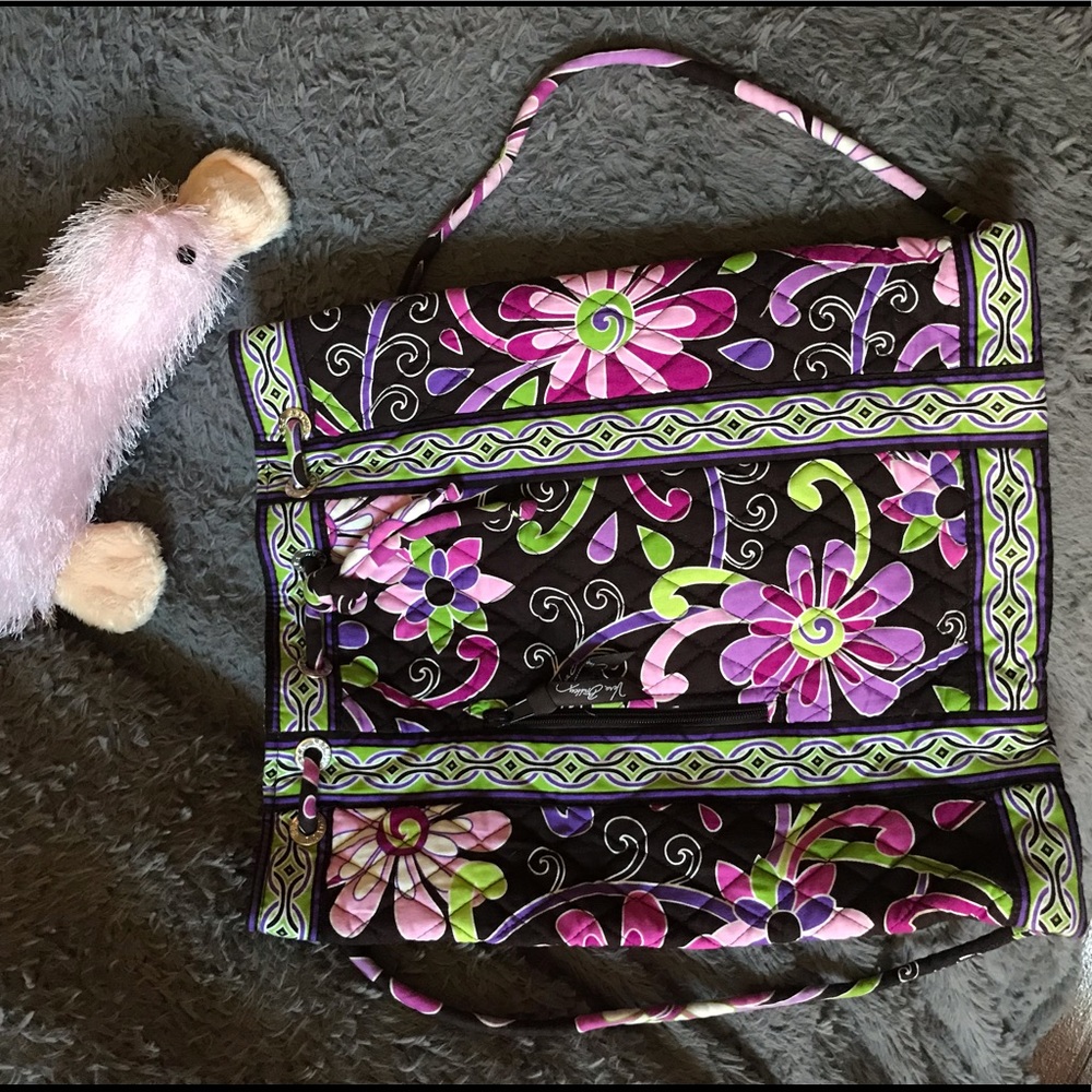 Vera Bradley Purple Punch Drawstring Backpack